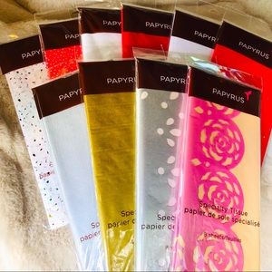10 NEW Mix & Match PAPYRUS Specialty Tissue & Tissue Paper
